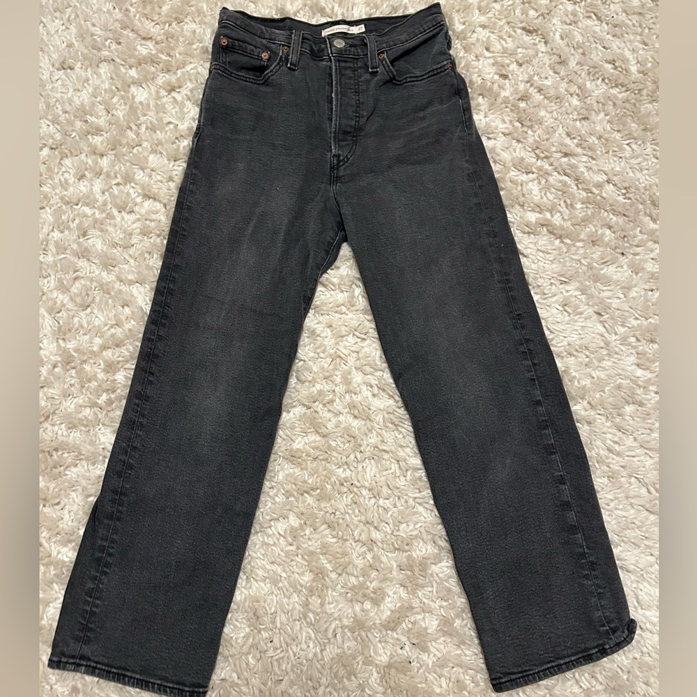 Levis Ribcage Straight Ankle Jeans